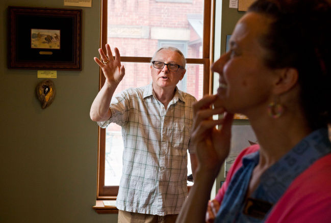 Artist brings collage exhibit to Remington